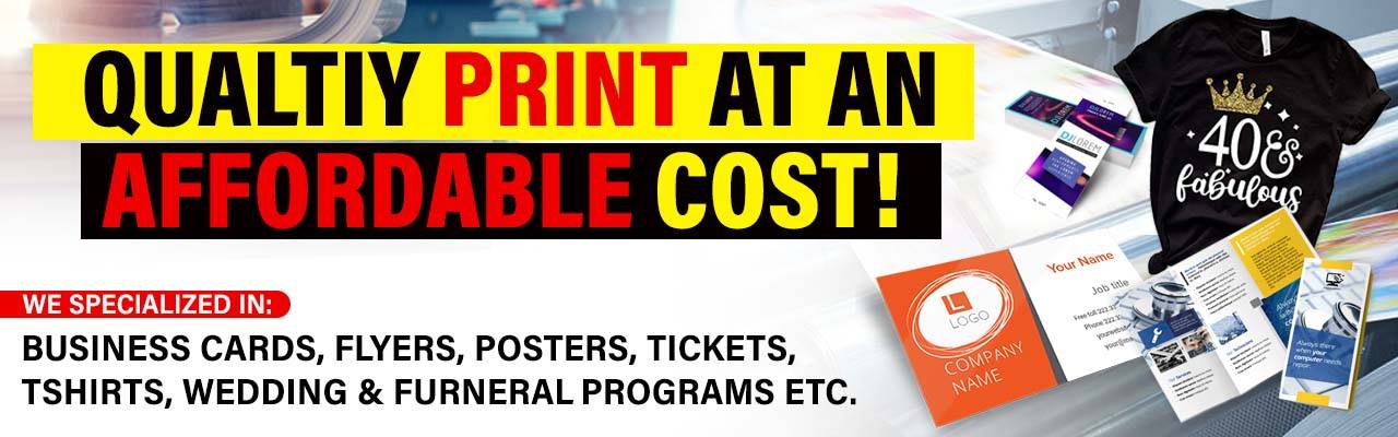 QUALITY AND AFFORDABLE PRINTING